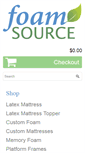 Mobile Screenshot of foamsource.com